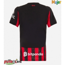 Camiseta AC Milan Primera Equipación para mujer 2025-26 manga corta